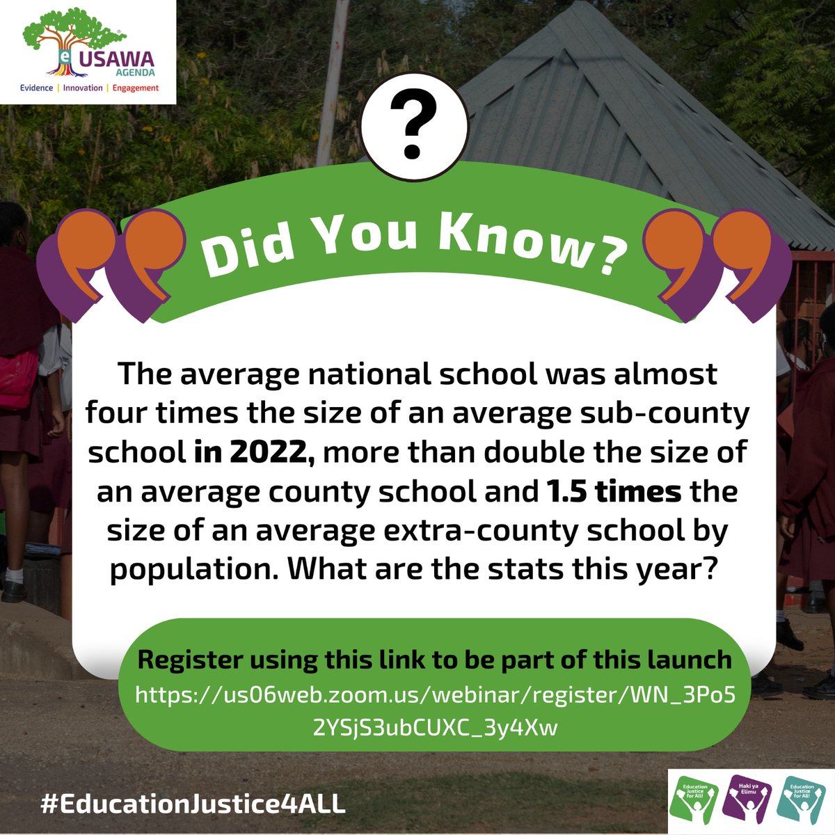 The Secondary School Survey 2024 is not just a report; it's a call to action for inclusive and equitable education.

#EducationJustice4ALL
Usawa Agenda