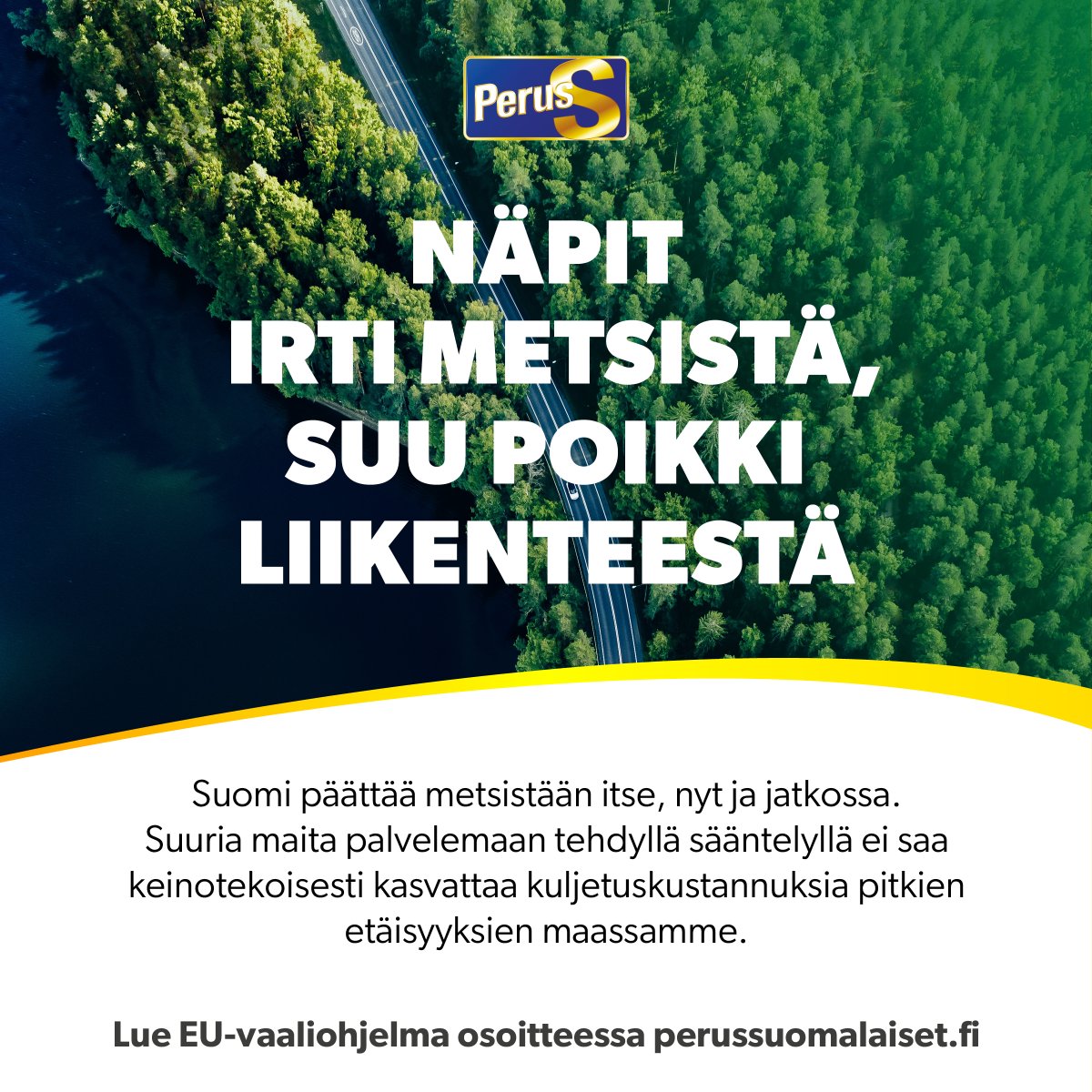 Suomen on huolehdittava kansallisista eduistaan EU:ssa. Tähän tarvitaan nyt käänne. Päätetään itse. #perussuomalaiset #eurovaalit