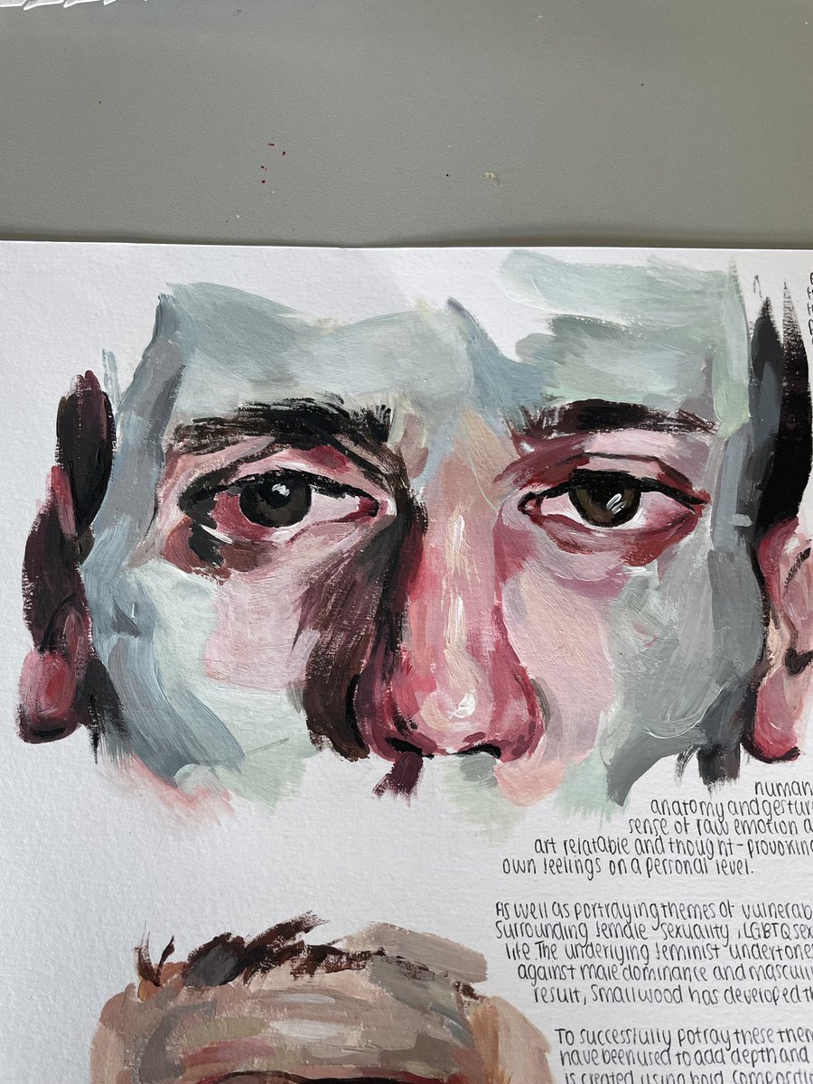 Stunning artwork being produced by year 10 and 12!