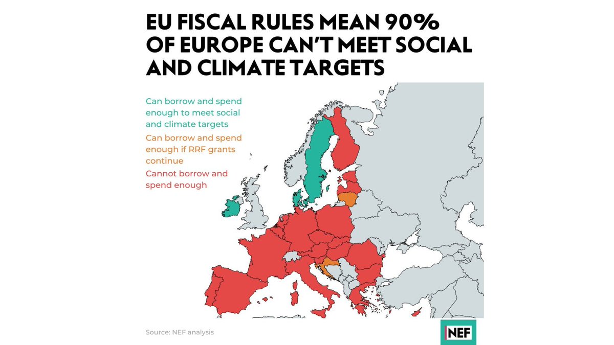 ⛔️A return to austerity⛔️ Yesterday the @Europarl_EN vote in favour of new fiscal rules😡 meaning that EU Member States will need to cut their budgets by over 100 billion Euro a year from 2027 or instead raise the equivalent amount through their own means. Europe needs to