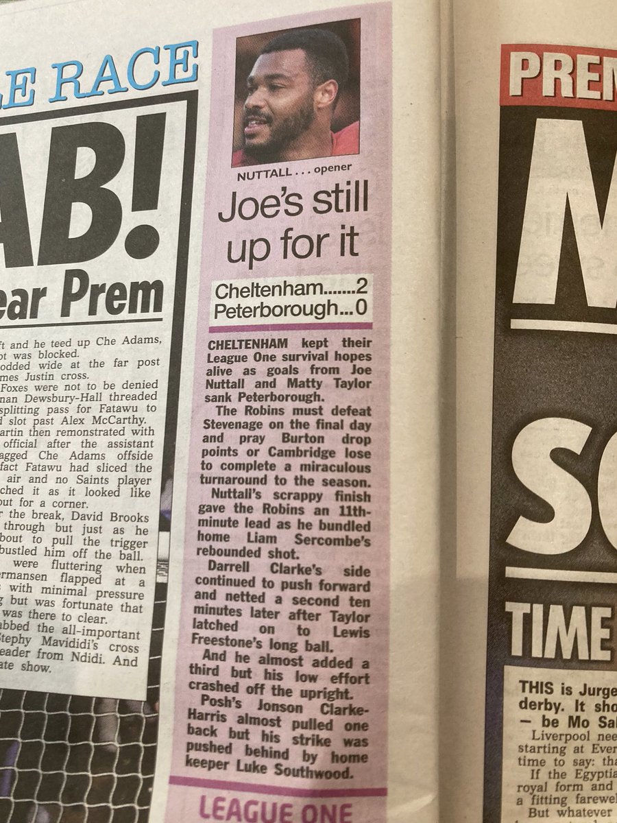 Some performance and result for #ctfc against #pufc last night to keep them in with a chance of survival!⚽️

Check out my report below🔴⚫️