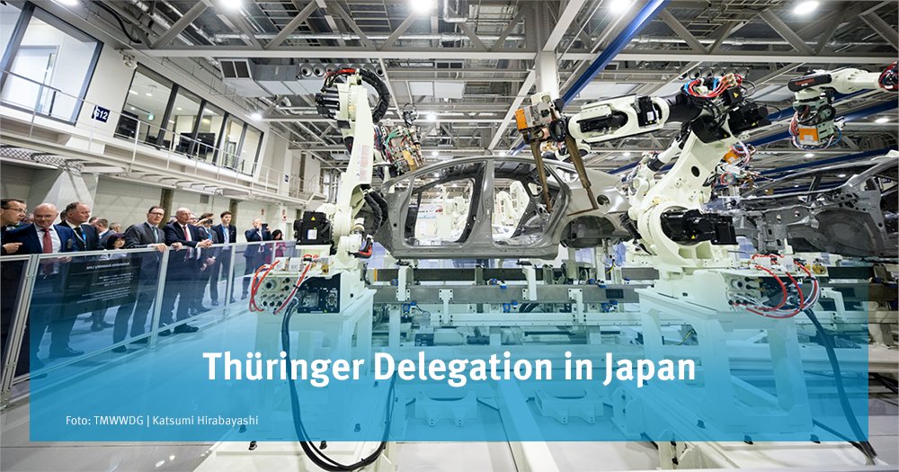 Matthias Wierlacher, #TAB-Vorstandsvorsitzender, ist derzeit Teil der Thüringer Delegation unter Leitung von Minister @WTiefensee in #Japan. Mehr erfahren: wirtschaft.thueringen.de/ministerium/pr…