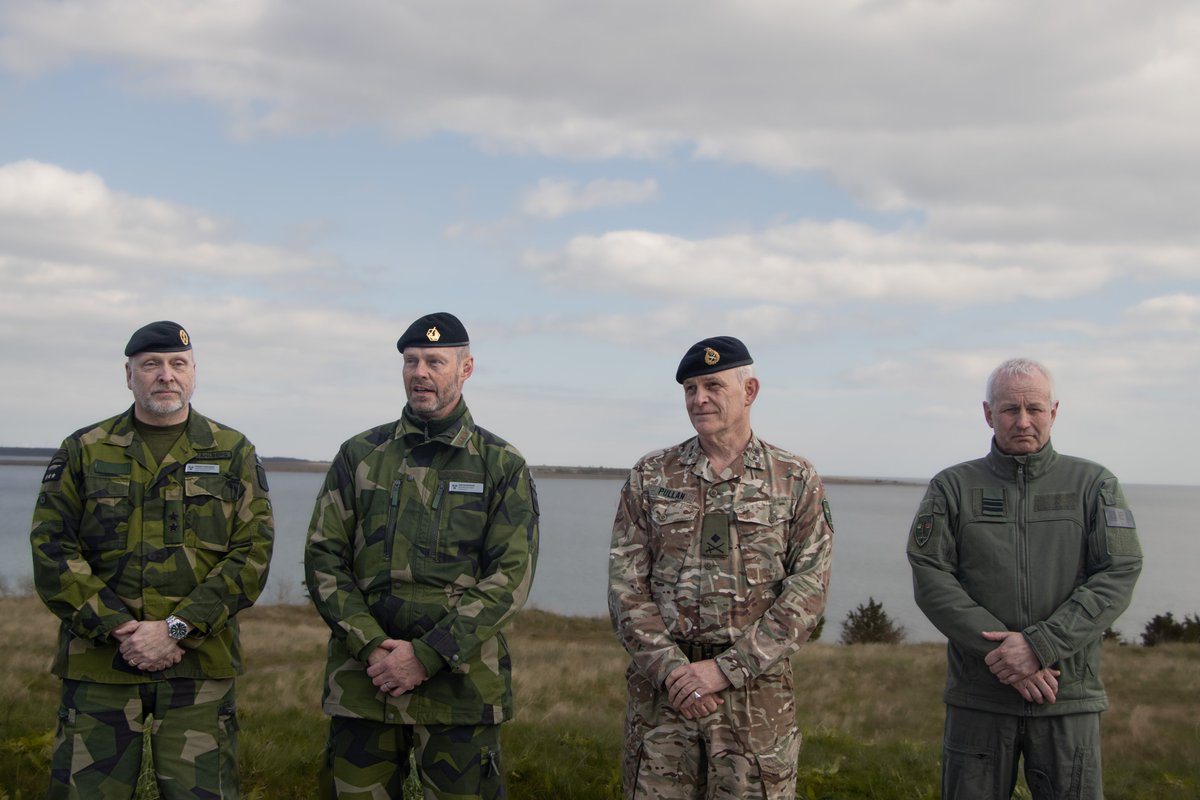 At a working visit of some 50 military planners from various NATO commands to the 🇸🇪 island of Gotland, MGen Mark Pullan of JFCBS stated: “After completing the political process of 🇸🇪 accession to NATO, we are now translating the political will into practice and synchronise…