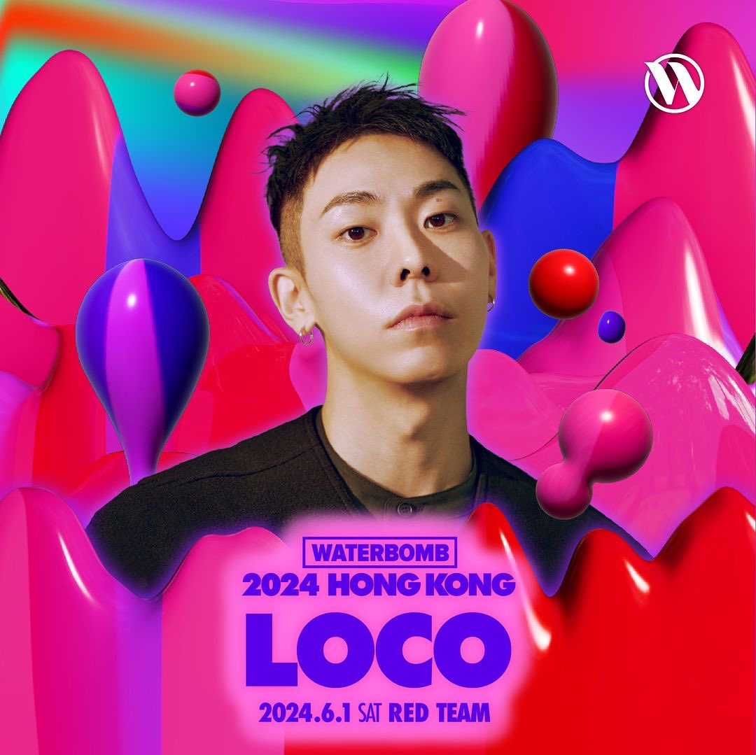 🔴#LOCO is confirmed to attend #WATERBOMBHONGKONG on JUN 1 2024.

#WATERBOMB #WATERBOMB2024 #水炸彈 #水炸彈2024 #로꼬 #AOMG #LOCOinHK @satgotloco