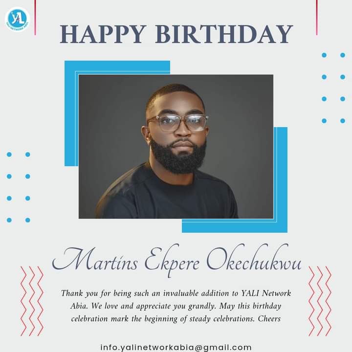 It's our secretary's birthday! 🤩 You've been a blessing towards YALI Network Abia from the get go, and you still are! Prioritizing our cause, many times over yours is such an inspiration deserving a rapturous cheer and applause. Here's to many more years of celebration, leader