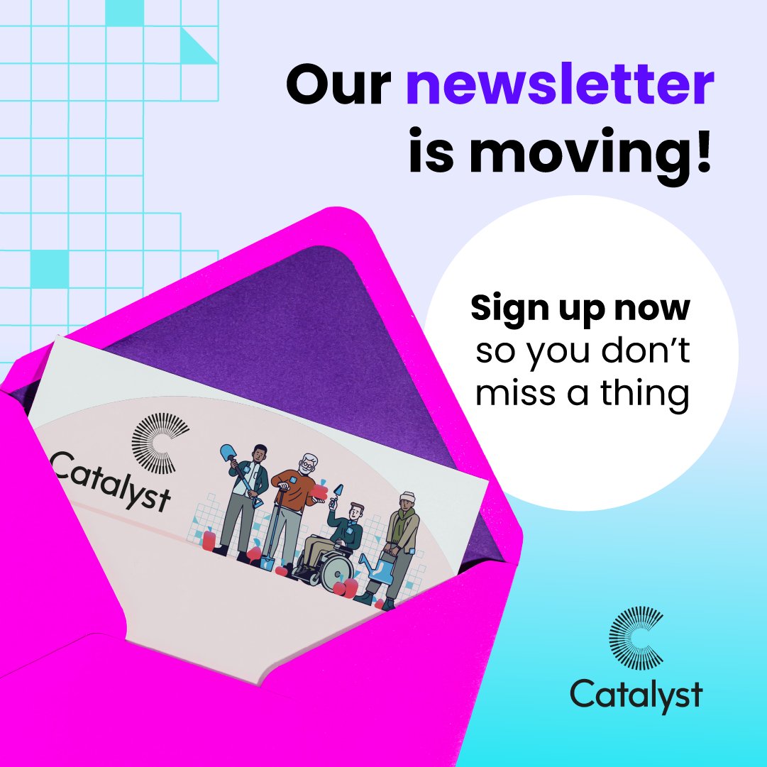 The Catalyst newsletter is moving to its new home in May. Sign up to get the same great content delivered straight to your inbox. thecatalyst.org.uk/sign-up-to-our… #Newsletter #SignUp #ActionRequired