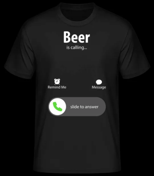 Beer is calling🤣
schwarz T-Shirt für Herren
Link: t.ly/ERomH

 #beerlover #beerfestival #biertrinken #Tshirts #tshirtdesign #tshirtprinting