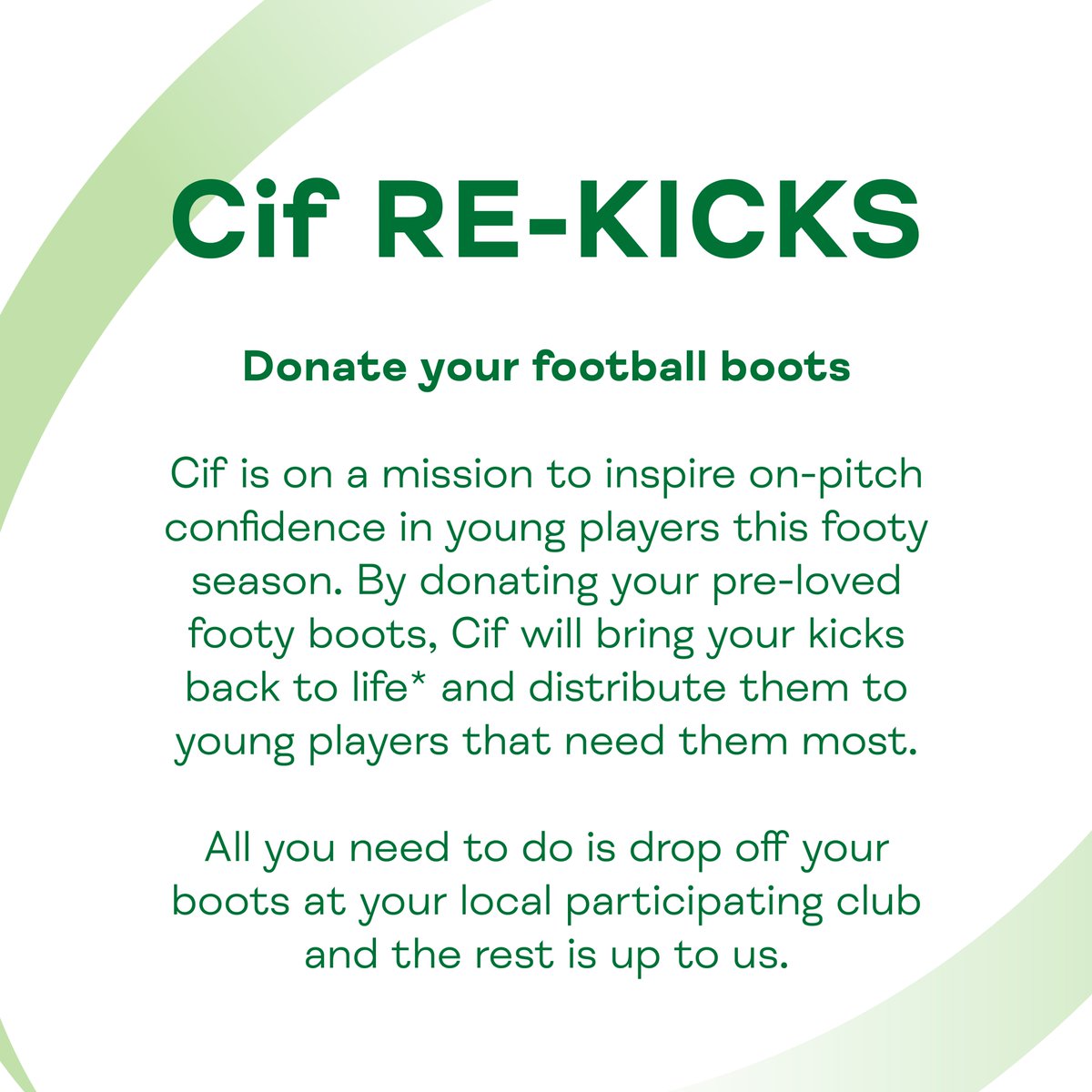 We have partnered with @UkCif to bring your second hand boots back to life👞 We're scrubbing up pre-loved boots to give players from disadvantaged backgrounds a shot on the pitch & YOU can help! Donate your used boots at the @ntfc club shop & help the next generation🙌