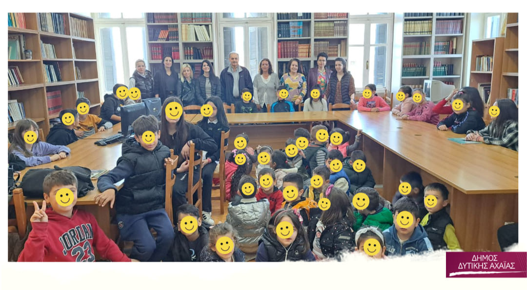 mwa_townhall's tweet photo. Επισκέψεις σχολείων στη Δημοτική βιβλιοθήκη του Δήμου Δυτικής Αχαΐας.

#Δημοτική_Βιβλιοθήκη #Μελίνα_Μερκούρη #Μαθητές #Βιβλία #Συλλογές #Δανεισμός_Βιβλίων #Βιωματικές_δραστηριότητες #Δήμος_Δυτικής_Αχαΐας #Γρηγόρης_Αλεξόπουλος https://t.co/oqMVU9P4y4