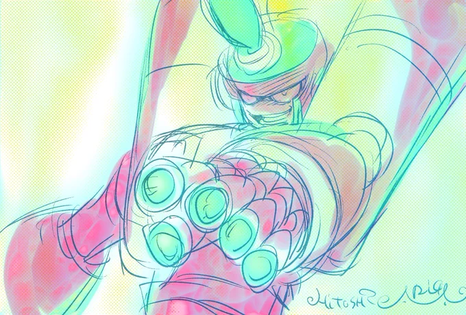 パッケージイラストの他にもバーナーマンとダイナモマンという指がクドいデザインのボスを生み出しました最近の願いは現行機でも遊べるようになってほしいクラコレ3、待ってます(なんなら収録作リストするとこから関わりたい)うなれ炎!光れ雷撃!もっとみんなの悲鳴を聞かせてよ! 