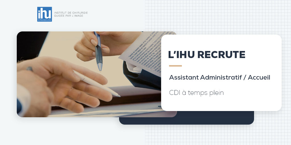 🚀 We're recruiting!🌟 Join our team at IHU Strasbourg as an Administrative Assistant/Receptionist. If you're organized, dynamic and passionate about administrative assistance, now's the time to apply! ℹ️Infos: bit.ly/49LAo0R #Recruitment #Opportunity
