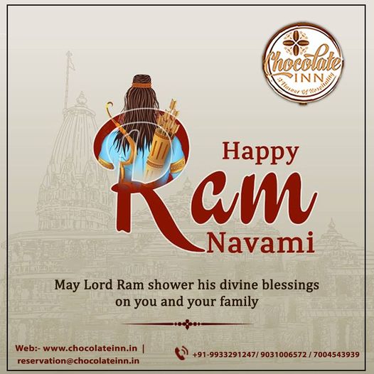 Wishing you all a joyous Ram Navami filled with love, happiness, and devotion! 
 #RamNavami #JoyousCelebration

#HappyRamNavami #JaiShriRam #LordRama #SitaMata #रामनवमी #ShriRamNavmi #जयश्रीराम  #HotelChocolateInn #Patna #Bihar