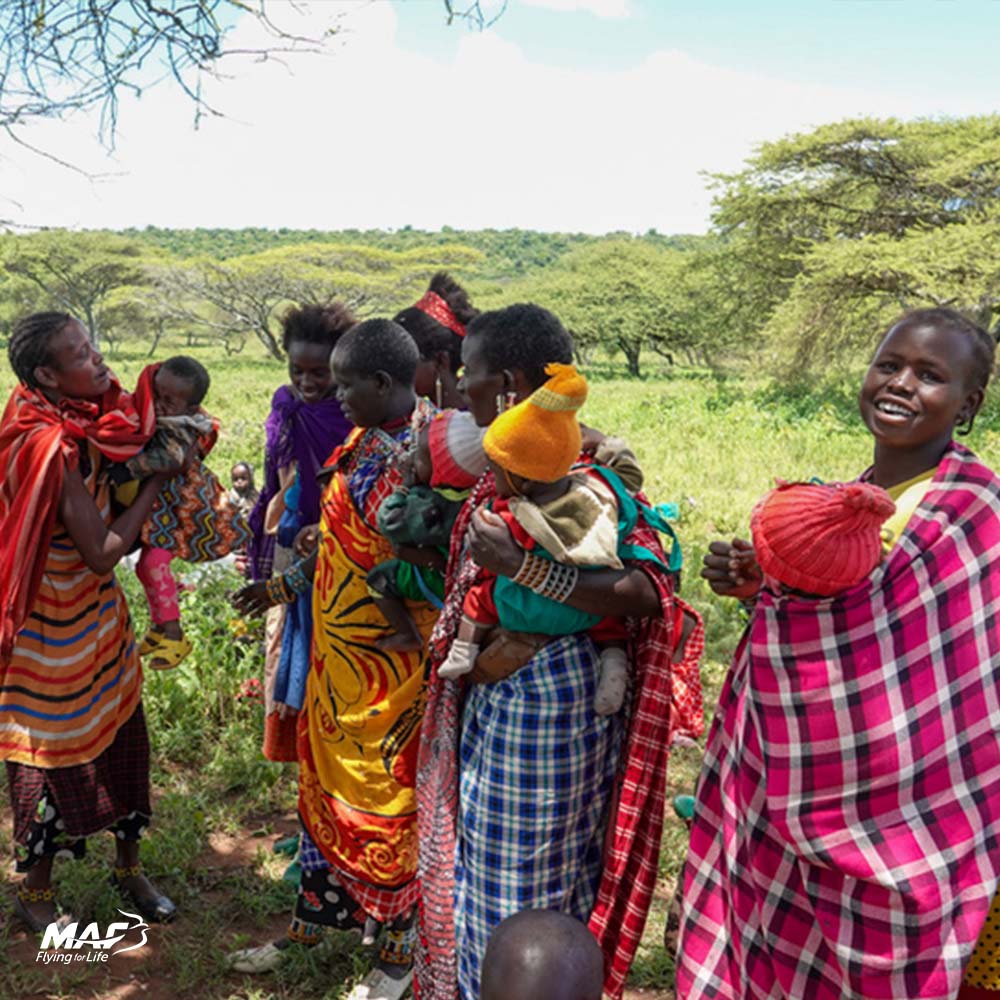 Every month, @maf_tanzania flies nurses in #Tanzania to vaccinate kids. MAF’s mobile clinics save lives says Anna who lives in the mountain village of #Olemilei : ‘Before MAF, many kids died from measles or polio which could've been prevented by #vaccines ’#WorldVaccinationWeek