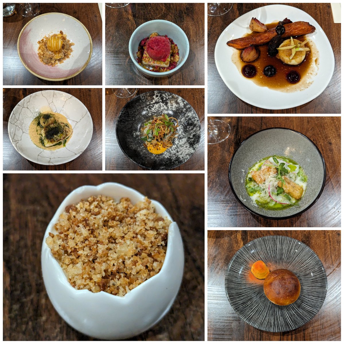 Have you visited <a href="/CoarseDurham/">coarse</a> lately? The current menu runs until 4 May, and was just as beautiful and delicious as ever when we checked it out earlier in April 💛💙 #Durham #LoveDurham