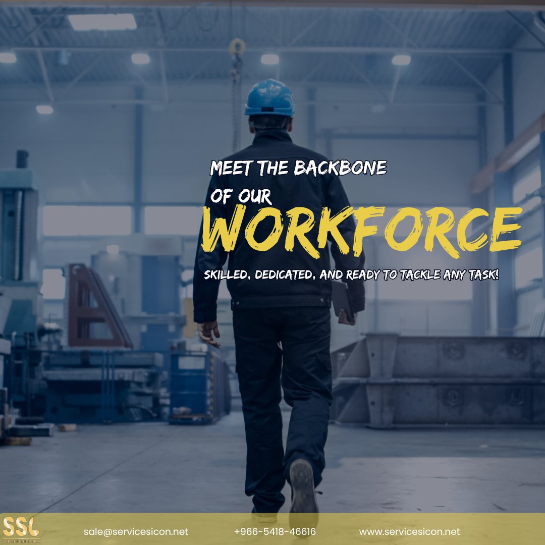 Meet the backbone of our workforce: skilled, dedicated, and ready to tackle any task! 💪  Let us take care of your staffing requirements while you focus on driving success. Get in touch today! #LaborSolutions #SkilledWorkers #SupportServices
