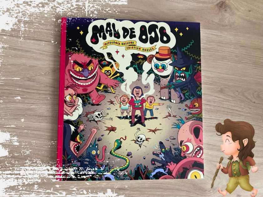 Mal de Ojo. Un cómic para peques (6 años) muy diferente a lo habitual. Mitología gallega, monstruos, estilo pop y mucho, mucho humor. Descúbrelo 👉 bebeamordor.com/mal-de-ojo-min…