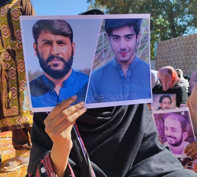 Sohail Baloch and Faseeh Baloch, who have been forcibly disappeared from the University of Balochistan since November 1, 2021, are still missing. At the same time, the CCTV cameras were damaged. #ReleaseSohailAndFassiehBaloch