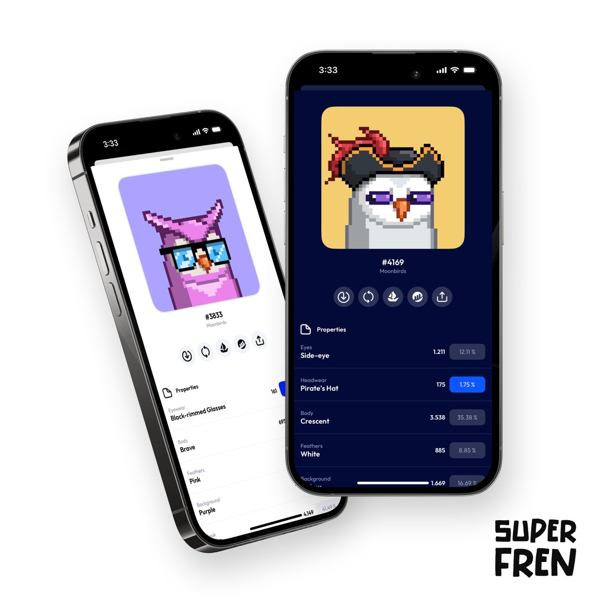 Light ☀️ or Dark 🌑?

Either way #Moonbirds look stunning! The choice is yours #NFT frens.