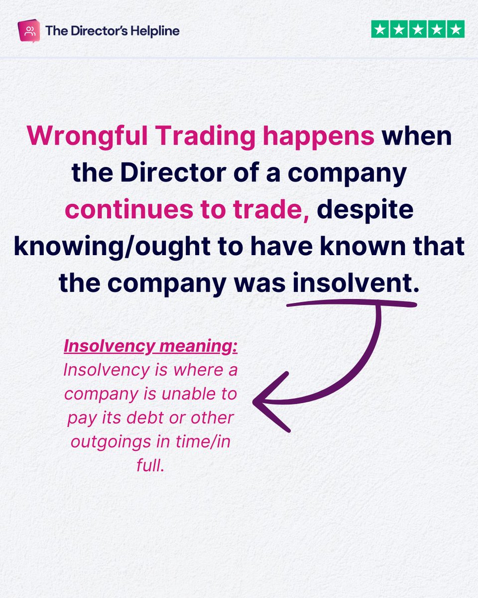 Have you ever heard of wrongful trading before and what it involves? ❌💷 #BusinessSupportingBusiness #ltdcompany #DebtManagement #liquidation #businesstips #bouncebackloan #Debt #smallbizuk
