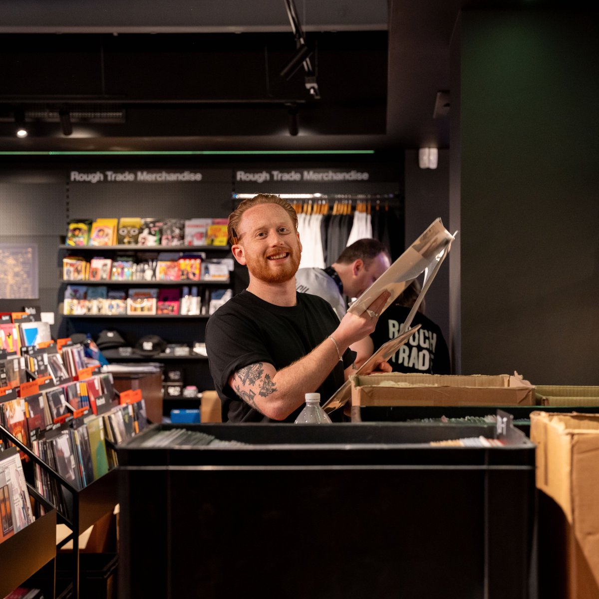 Record Store Day at Rough Trade wouldn't be possible without the hard work of all our store teams, keeping it cool throughout the day. Big love to our amazing staff for their dedication once again x Photography by @jadekvowles, Tom Griffiths and @stiff_material. @RSDUK