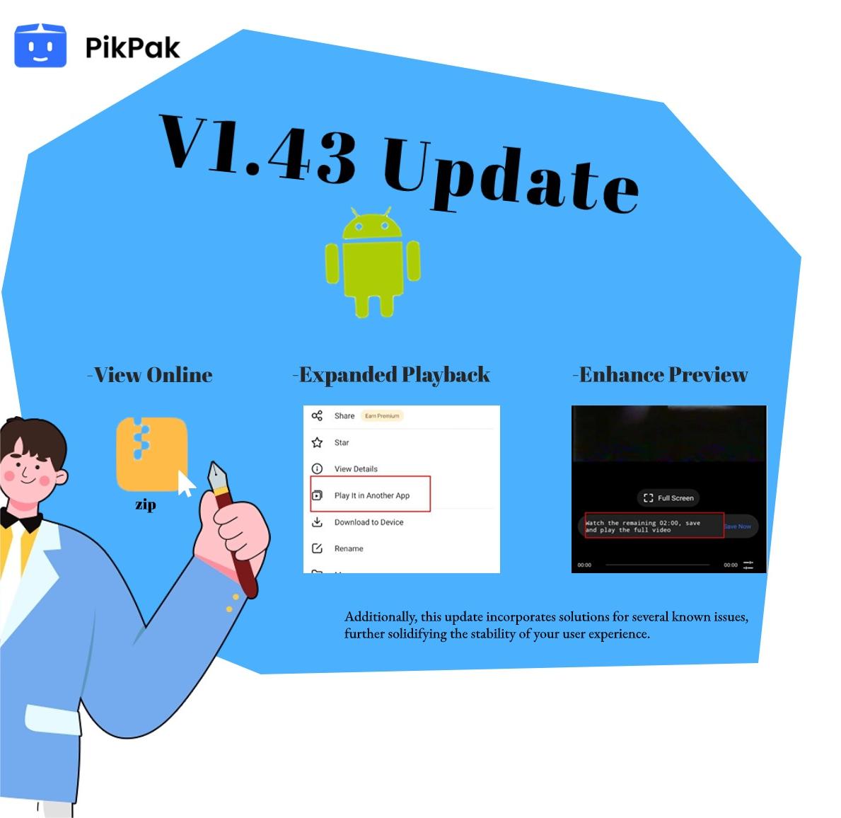 Current Update ! PikPak Android V1.43 is here! 🎉
Upgrade today! Don't miss out! 🌟 📆
mypikpak.com/en-US/mobile-a…
#PikPak #Privatecloud #versatileplayer
