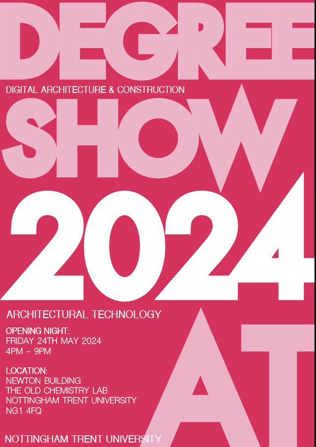 DegreeShow 2024 MSc and BSc 

Excited to invite you to the Degree Show 2024 featuring outstanding works from both BSc and MSc students! 🎓✨ #DegreeShow2024 #BSc #MSc #WeAreADBE #Celebration #Success

Book your place for the event.
ntu.ac.uk/about-us/event…