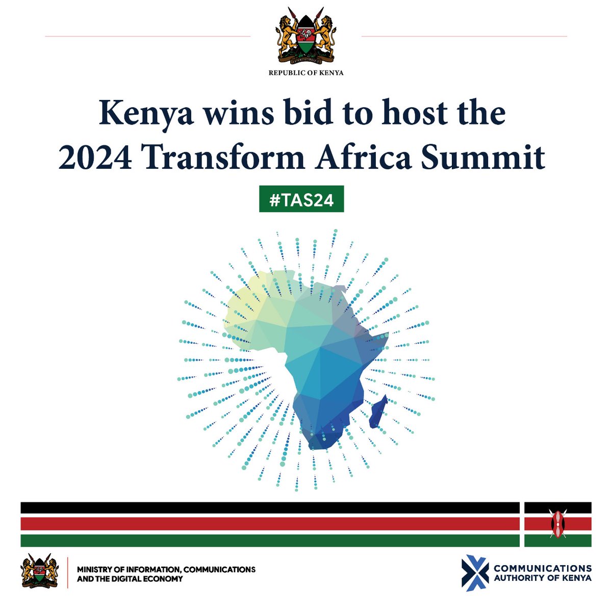 Kenya is hosting this year's Transforming Africa Summit #TAS24. #ad