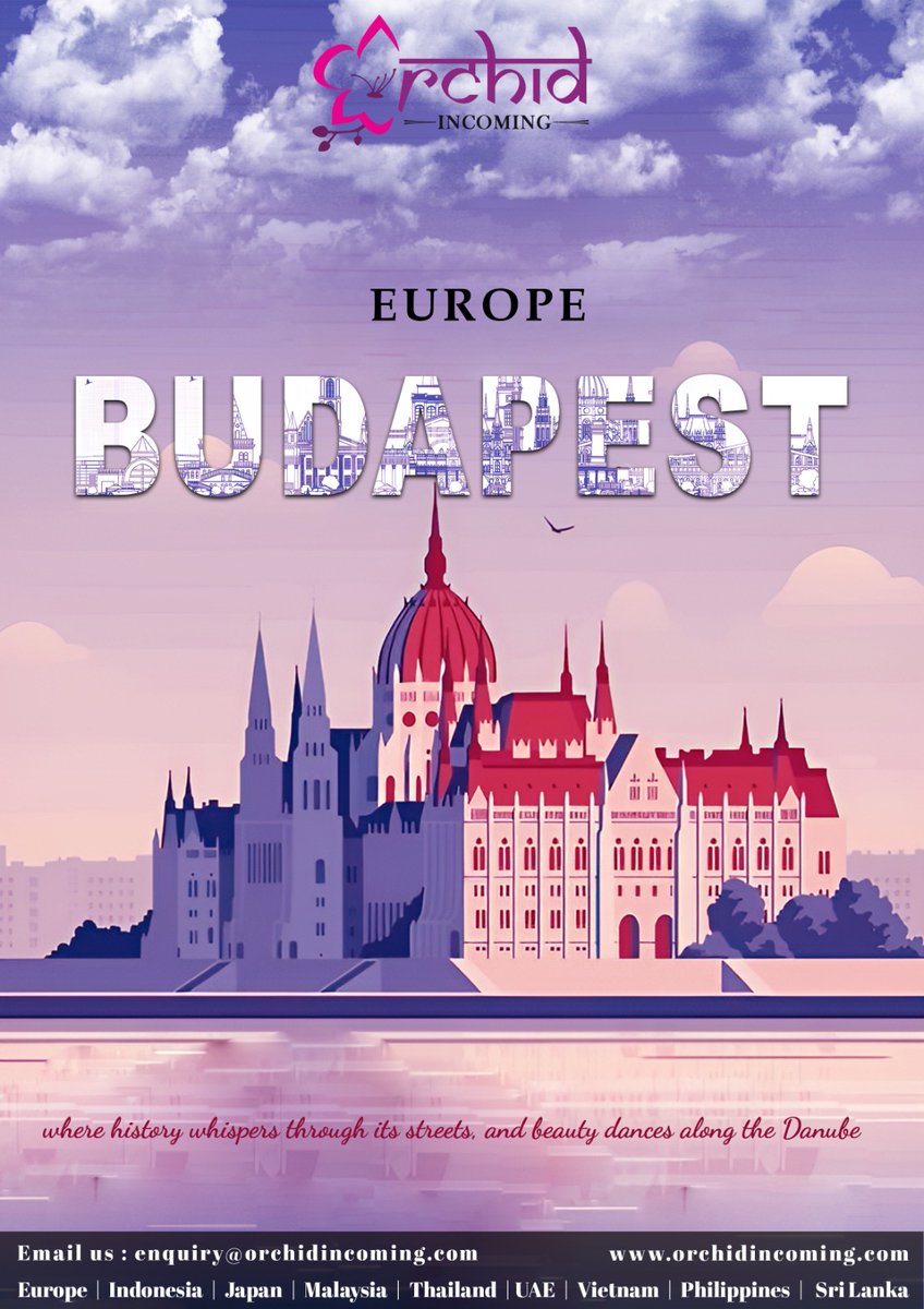 Budapest: Unveiling the Charms of Central Europe. Visit Europe with Orchid Incoming to know more email us enquiry@orchidincoming.com 

#orchidincoming #orchidonline #europtour #budapest #citytour #explore #enjoy #Adventure #TravelGoals