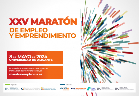UA_Universidad's tweet photo. El 8 de mayo tendrá lugar una nueva edición del Maratón de #Empleo y #Emprendimiento, un foro para favorecer el contacto entre empresas, instituciones y organizaciones públicas y privadas con estudiantes y titulados y tituladas de la UA. 
Más info en https://t.co/QRqpvf8gpk https://t.co/l0ywpoRSSC