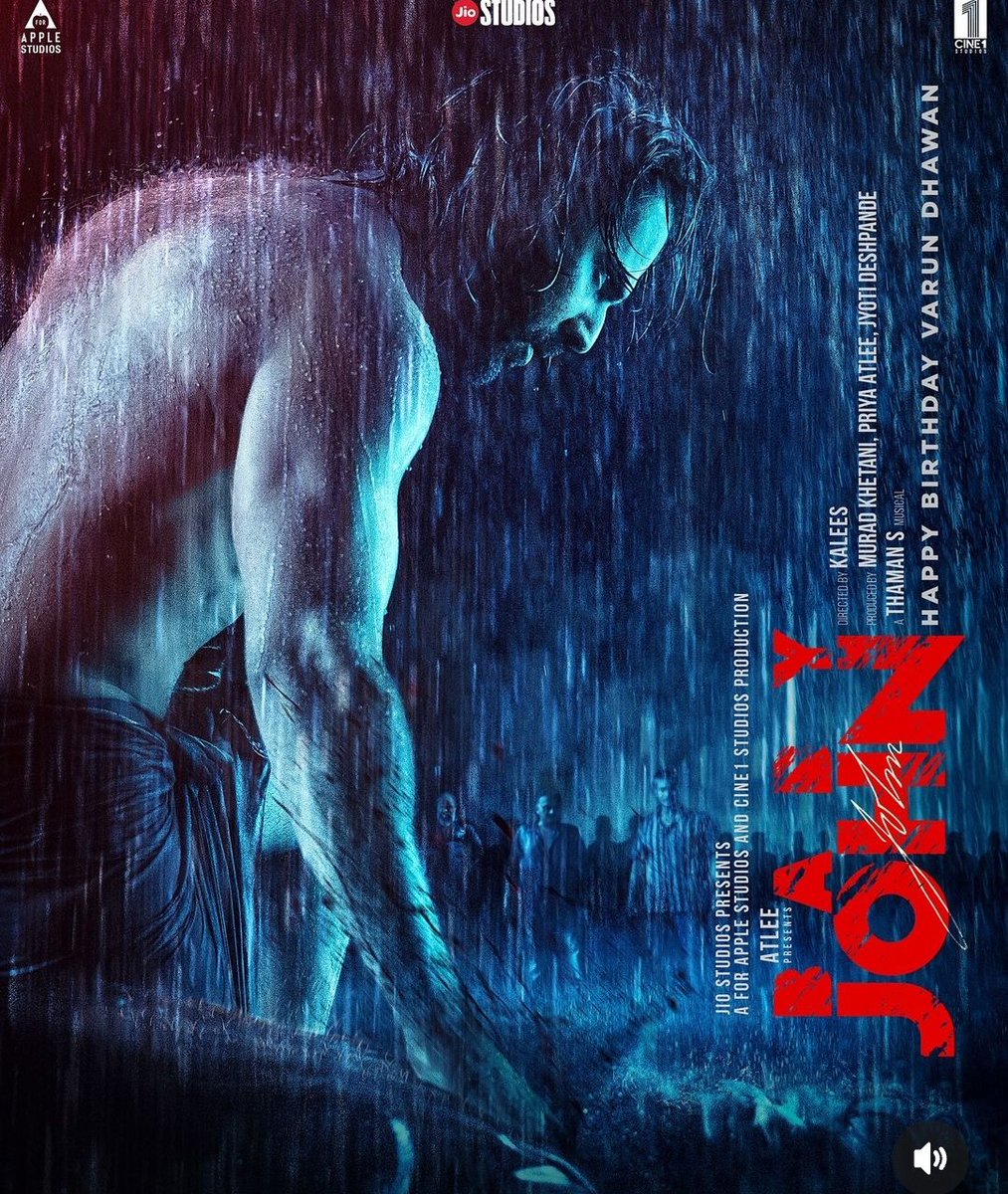 HimeshMankad's tweet image. VARUN DHAWAN IS BABY JOHN - MAKERS REVEAL NEW POSTER ON VD's BIRTHDAY!

Here's the new poster of #BabyJohn featuring #VarunDhawan. The #MuradKhetani and #Atlee production with #JioStudios is gearing up for a theatrical release in 2nd half of 2024. #StayTuned for more updates…