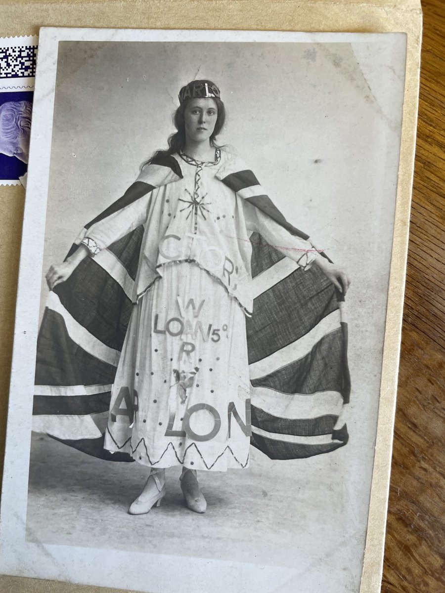 Latest #fancydress photo acquisition. Great WWI war loans costume. #WWI