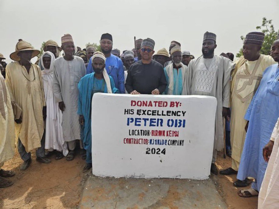 In his kind gesture to help the northern Nigerians Mr Peter Obi donated a grave 🪦. 🤣