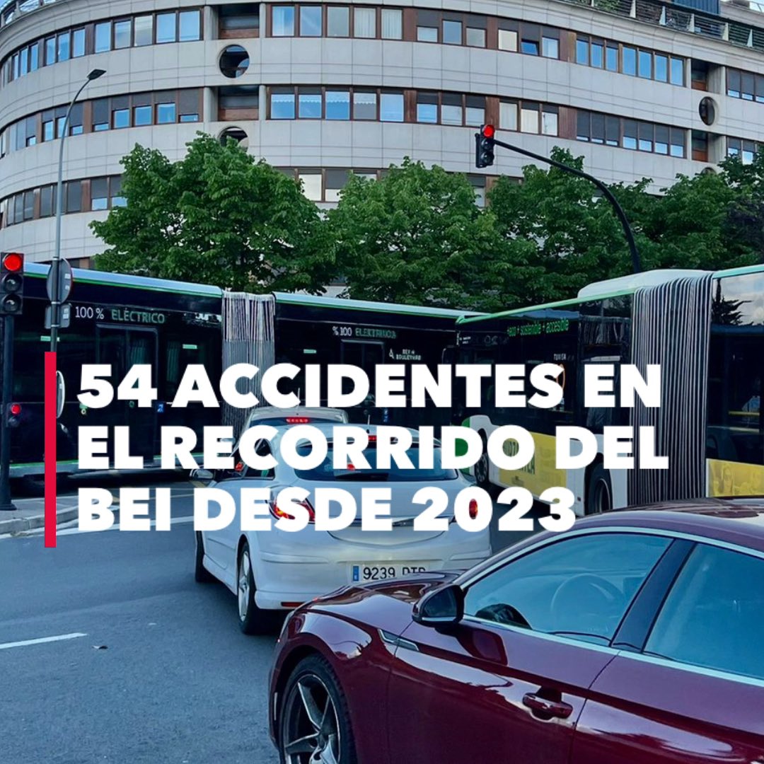 🔴 Los accidentes y la inseguridad en el recorrido del BEI continúan sin que PSOE-PNV hagan nada. ⚠️ Ha habido 54 accidentes sólo desde 2023 hasta ahora entre colisiones y atropellos. 👉🏻 Volvemos a reclamar medidas de seguridad en todo el trazado. ⏩️ @A_Iturricha