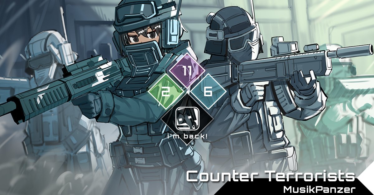 c4c4cat's tweet photo. [Event]
今週の火曜日の追加復刻曲は「Counter Terrorists」、「City Girl in the Love」が帰ってくるよ！
開催期間は5月21日13時から5月25日21時（UTC+9）まで！

@MusikPanzer

@UDONj

#Dynamix https://t.co/W9HBwNS1p4