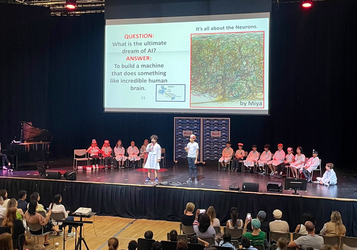 Today’s Grade 4 Arabian Tahr assembly delved into Artificial Intelligence, the human brain, and their correlation, examining the benefits and challenges of AI today and in the future. Congratulations to all students for their outstanding research on this topic.
#NLCSDubai #AI