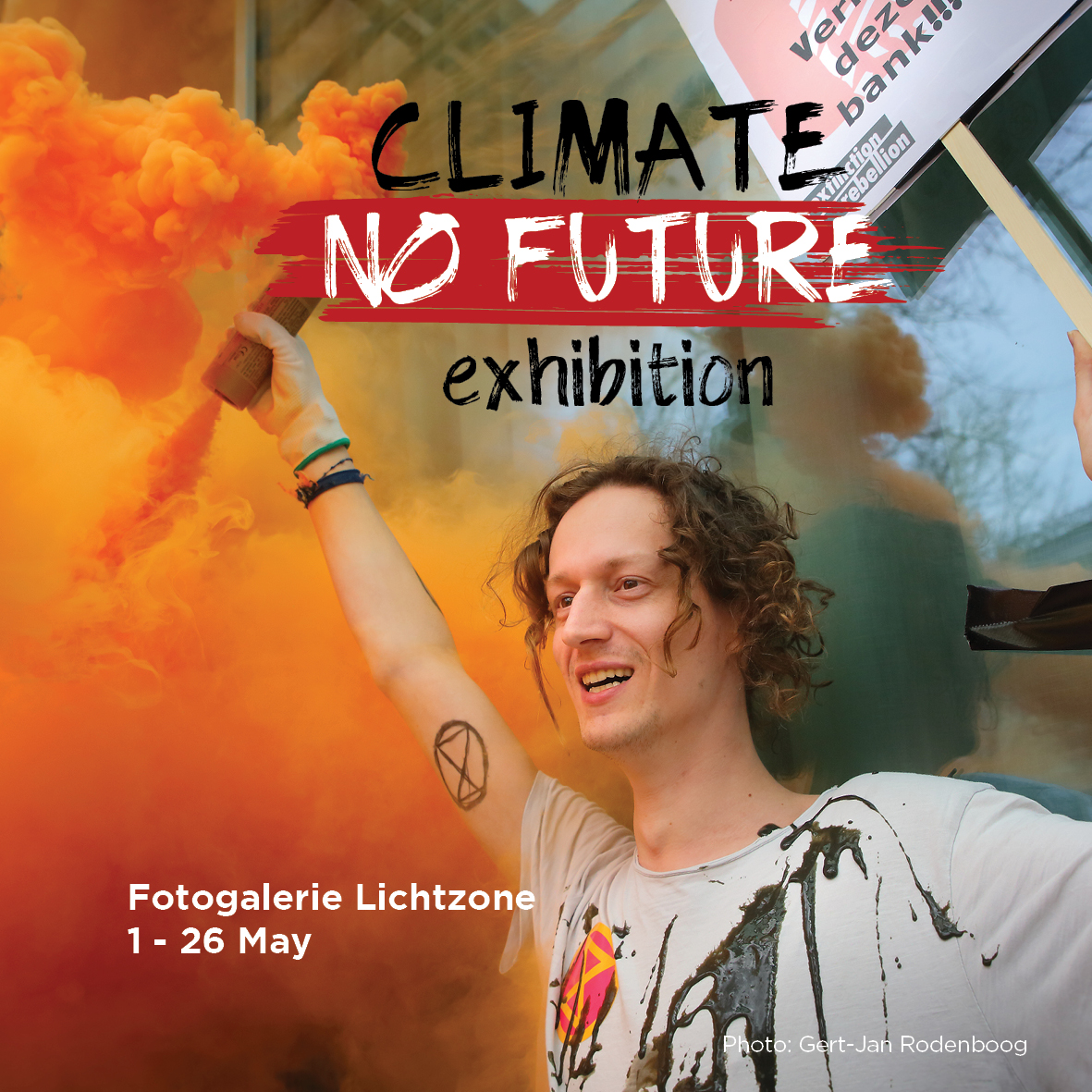 Come to Groningen! David Shim and I in collaboration with @NFP_Groningen have organized the photo exhibition 'Climate No Future', which explores the climate crisis through the eyes of activists. The exhibition takes place at lichtzone.nl in Groningen from 1 to 26 May