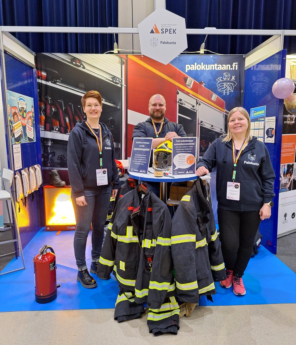 SPEKin palokuntapalvelut on mukana NUORI2024-messuilla Tampereella!  🔥

Poikkea osastollamme C26, niin kuulet, miten SPEK tukee palokuntien nuorisotoimintaa.

Testaa samalla sammutussimulaattoria ja -varusteita ja osallistu sammutuspeitearvontaan 🧯

#NUORI2024 <a href="/nuorisoala/">Suomen nuorisoalan kattojärjestö Allianssi</a>