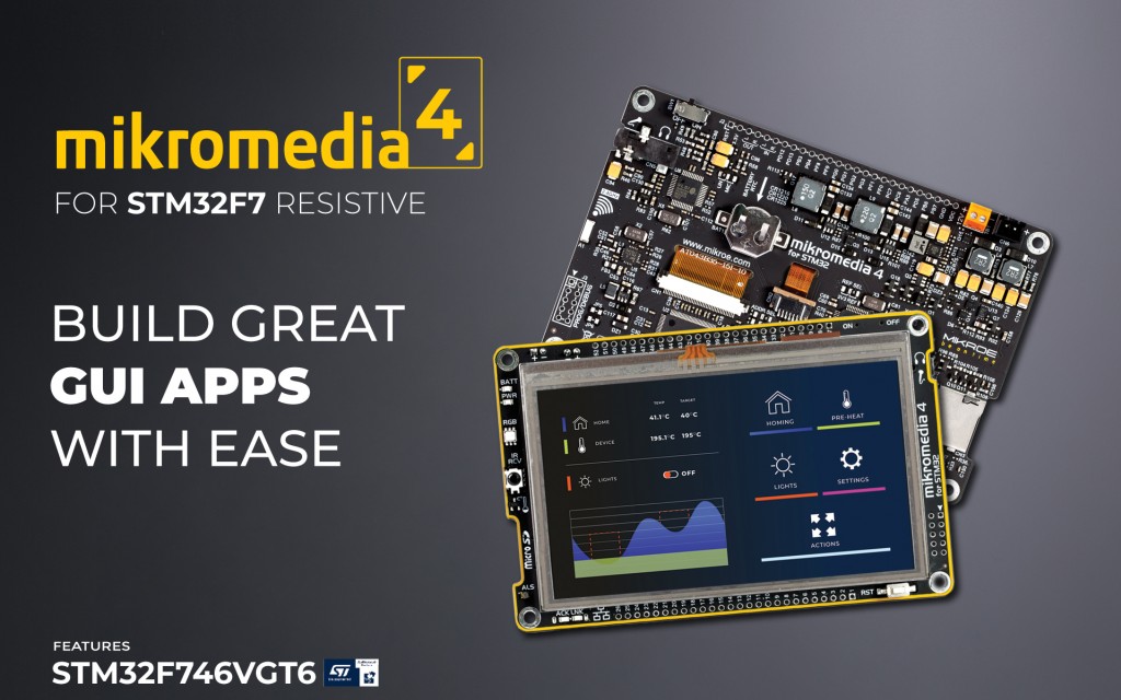 Today's new product is a full-featured board designed as complete solution for rapid development of multimedia and GUI-centric applications. Check it out! 🤩🥳 mikroe.com/blog/mikromedi…