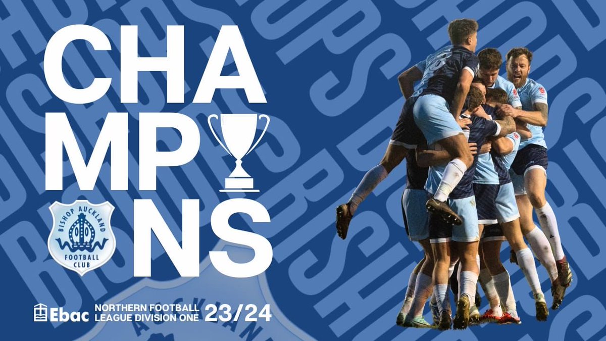 We have just had confirmation from the ENL that the Trophy Presentation will take place following the game at Redcar Athletic on Thursday evening. Bishop Auckland FC would like to thank everyone for their messages of congratulations following our successful league campaign. 🏆
