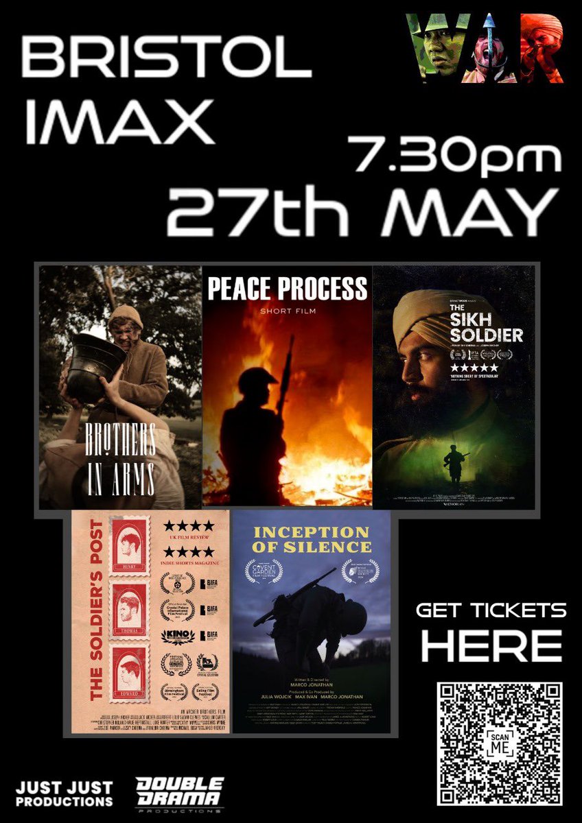 Tickets available next month at the War Screening on the 27th May and world premiere of Peace Process. Learn about world history And submit your film trailer to be seen at the event bellow: eventbrite.com/e/war-new-film… #helpshowhistory