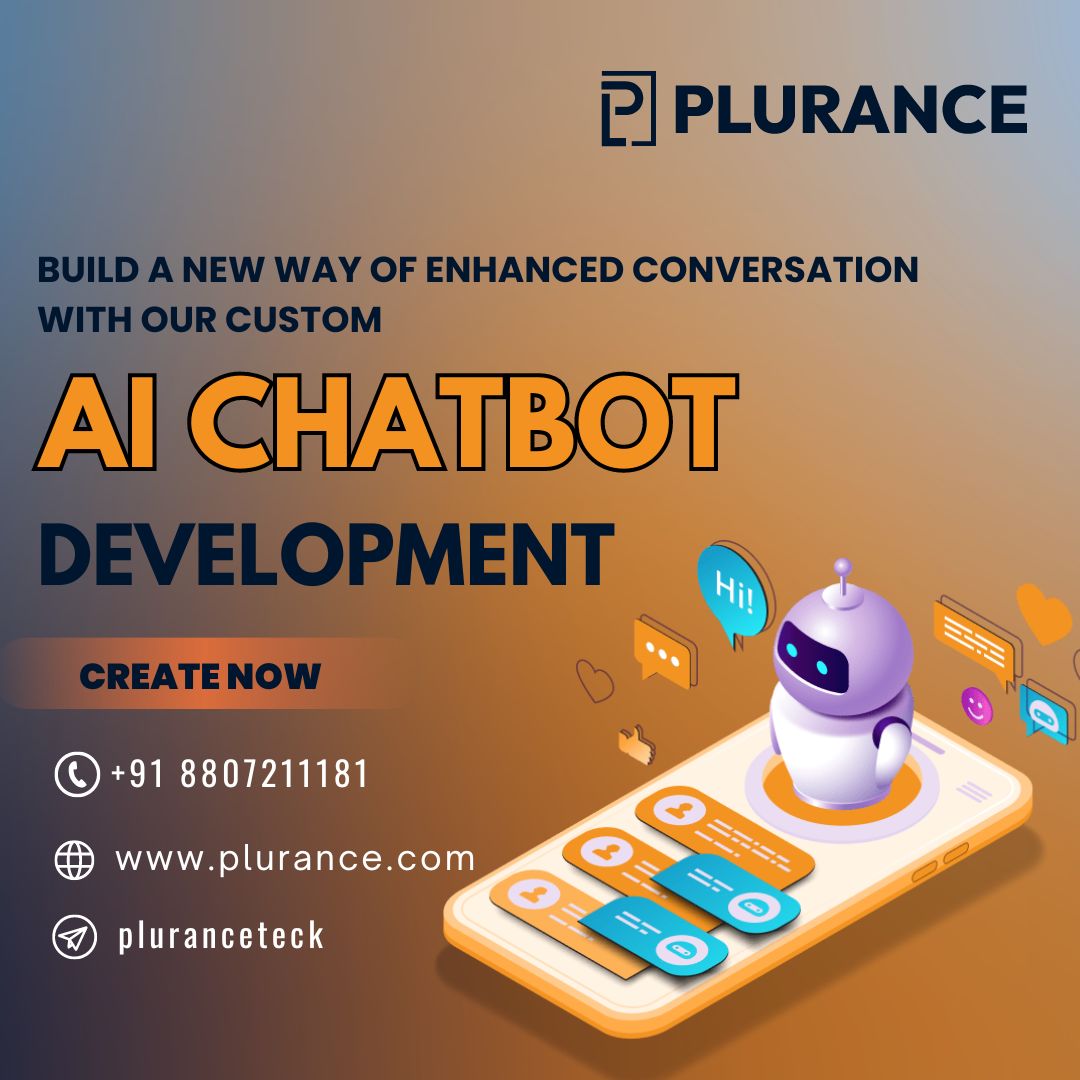 Redefine your interactions with your valued customers with #Plurance's #AIchatbotdevelopment. We design dedicated #AI #chatbots according to your business needs

Visit: plurance.com/ai-chatbot-dev…

#artificialinteligence #AIChatbot #automation #AIChat #usa #uk #uae #southkorea