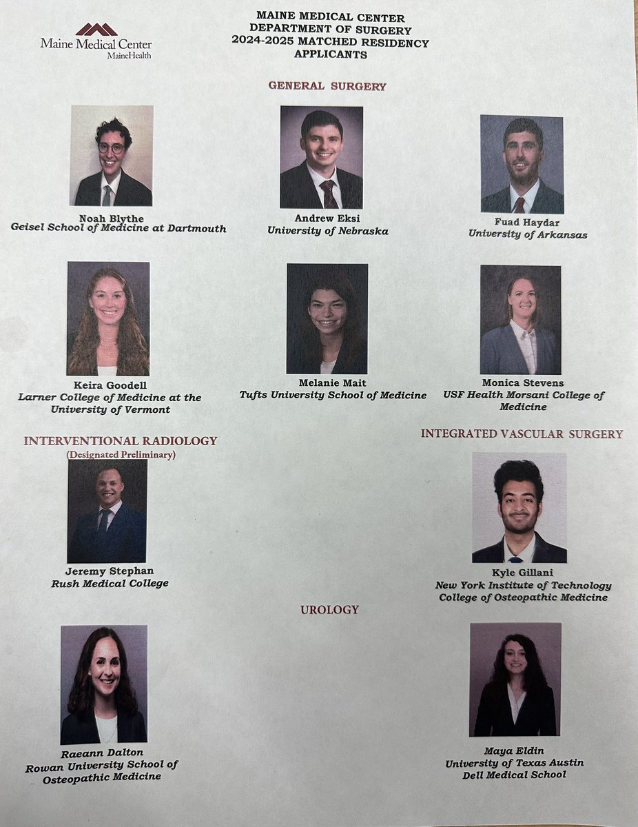 #MMC General Surgery interns 24/25#