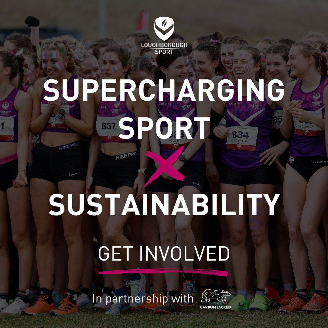 EARTH WEEK ANNOUNCEMENT 📢 We’re teaming up with sport and sustainability specialists @CarbonJacked to launch a sport and sustainability programme where we’ll be running the first-ever @LboroSport Climate Games. For the next month, a pilot programme will see the following…