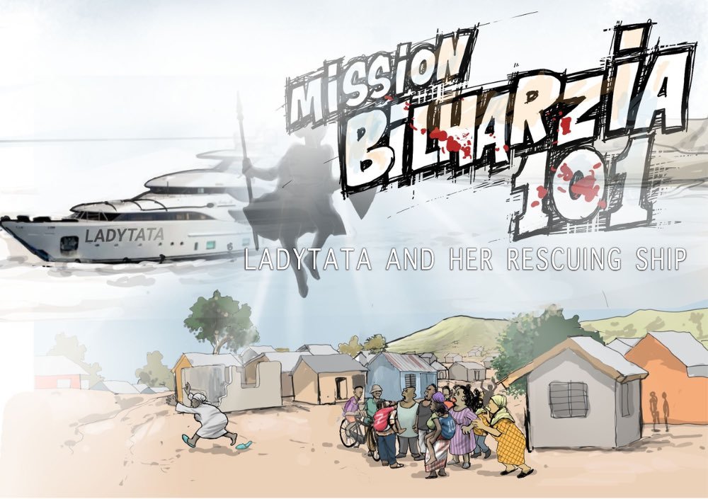 Important insights are shared by Gabrielle Thompson @PIG_Edinburgh @TibaPartnership on how to reach at-risk audiences esp children with the recently launched #bilharzia #comic at #ISNTDFestival #CommunityEngagement #storytelling