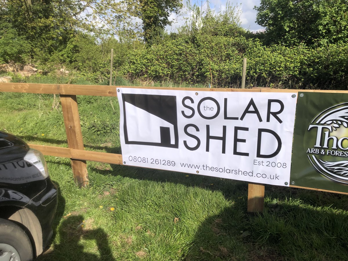 Thanks to @TheSolarShed for their support of the club - a huge advocate for Grassroots Sport, The Solar Shed are a family owned, family run renewable energy company providing Commercial Solar Panels, Residential Solar Panels, and much more. Advertising banners are £100 each.