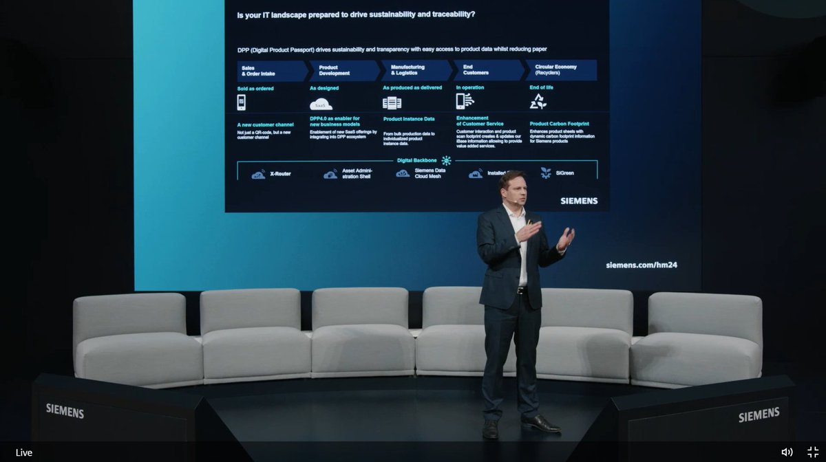 Is your IT ready to drive tomorrow's #innovation? 🤔 This foundation effectively shapes #digitalization and #sustainability in the future. Learn more during Day 3 of the @Siemens program at #HM24 👉 hm.virtualevent.siemens.com/en/ @siemensindustry @SiemensInfra [Sponsored] #Sie_HM