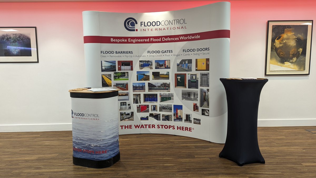 It's the @ncedigital Flood Resilience Conference today! Our team is located in the exhibition area, please drop by and say hello! 👋 #NCEFloods #flooding #engineeringexcellence #floodprotection #flooddefence