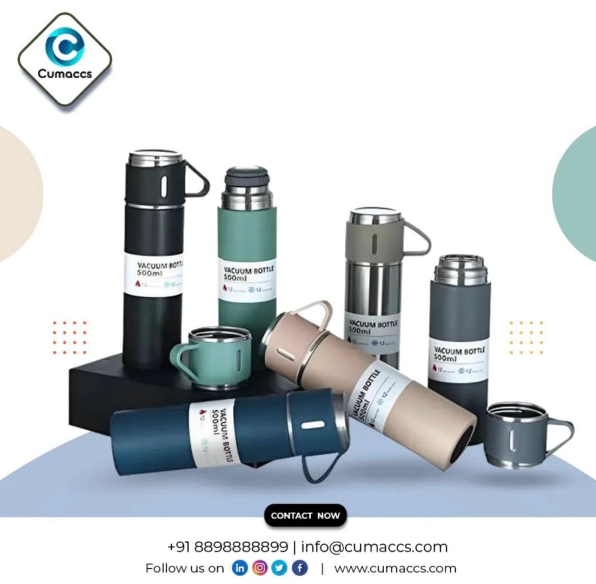 cumaccs's tweet image. Cheers to Personalized Perfection! Discover Elegance Redefined in Every Sip.

For corporate orders:
Mail us at info@cumaccs.com

#corporategifts #corporategifting #giftingsolutions #rewardsandrecognition #festivegifting #procurement #digitalmarketing #events #employeegifting