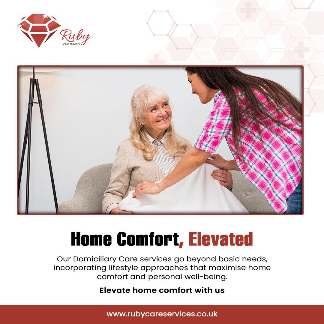 Elevate living with care that feels like home. 🏡Domiciliary Care customised to your lifestyle. 

Visit us: rubycareservices.co.uk
Contact us: +44 20 3911 8260

#ComfortableLiving #DomiciliaryCare #RubyCareServices #Homecare