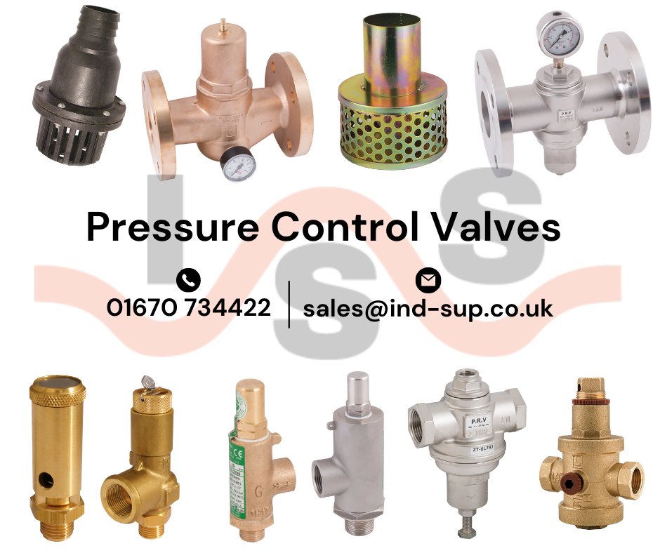 ISS can supply flanged pressure reducing valves, pressure relief valves and screwed pressure reducing valves.

Available in a range of materials. Shop now: bit.ly/4aDECIT

For orders or enquiries, please contact us.

#fluidcontrol #oilandgas #petrochemical #hvac